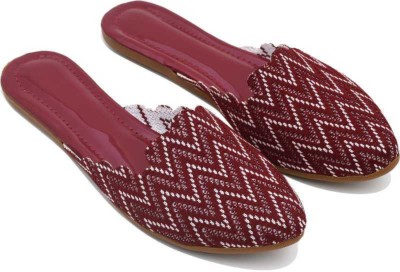 SHREE OL Women Flats(Maroon , 6)