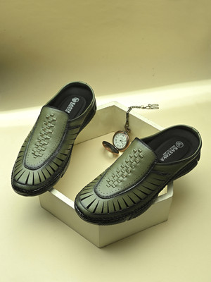 KASTAVA Men Casual(Green , 8)
