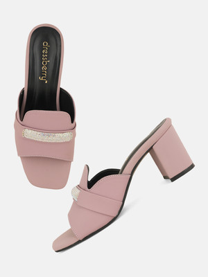 Dressberry Women Heels(Tan , 4)
