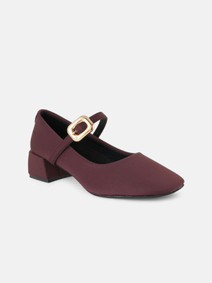 LAVIE Women Heels(Maroon , 9)