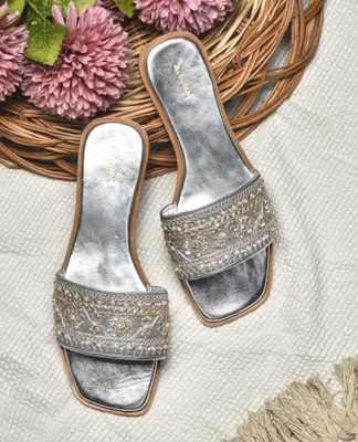 ANOUK Women Flats(Silver , 3)