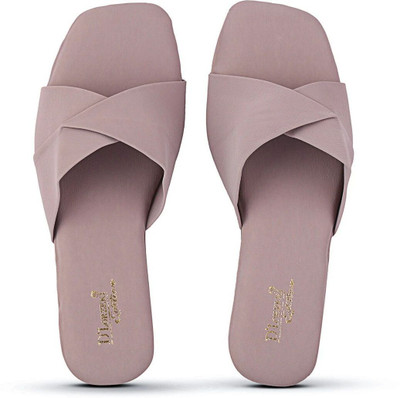 DLORZERI Women Flats(Purple , 8)