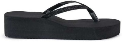 SHIPEE Women Flats(Black , 4)