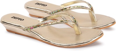 Dipyo Women Wedges(Gold , 7)