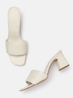 NAUTICA Women Heels(Off White , 4)