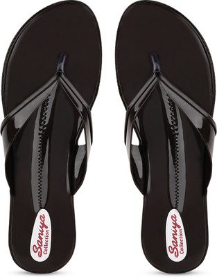 Komfy Women Flats(Black , 6)