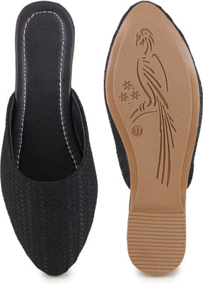 PZ MIR Women Flats(Black , 7)