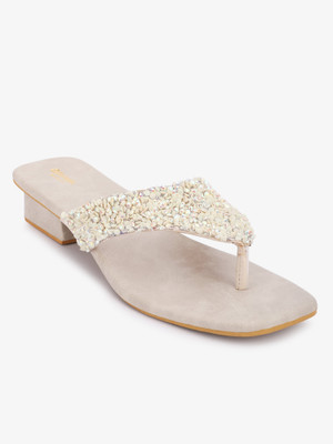 ANOUK Women Flats(Off White , 5)
