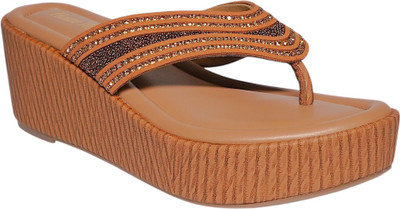 HAUTE WALK Women Heels(Khaki , 7)