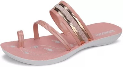 Gorofy Women Flats(Pink , 7)