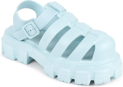 Cassiey Women Clogs(Blue , 6)