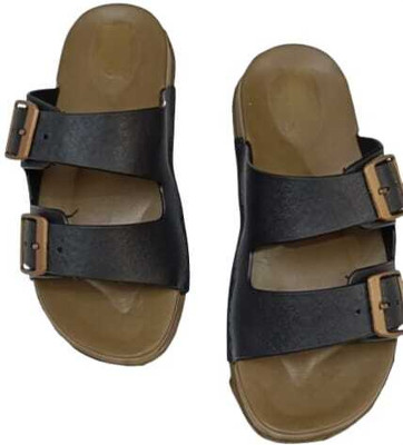 1920 Soul Men Flats(Brown, Black , 7)