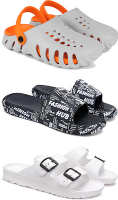 Pennen Men Clogs(White , 7)