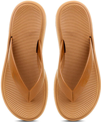 ATHLOES Women Flip Flops(Orange , 6)