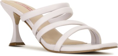 Bata Women White Heels