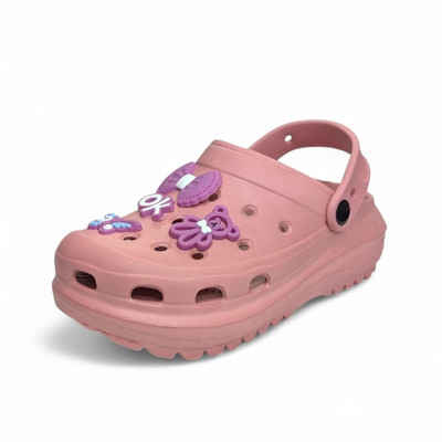 Givey Women Clogs(Pink , 7)