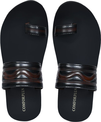 COMFORPLUS Men Sandals(Black , 9)