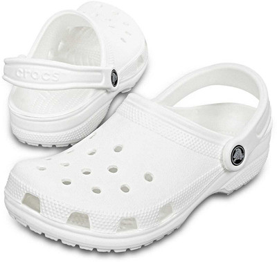 CROCS Men Clogs(White , 7)