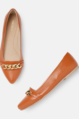 FOREVER 21 Women Flats(Brown , 7)