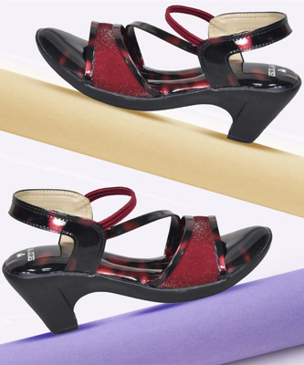 Dream Makers Women Heels(Red , 7)