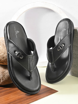 APPELON Men Sandals(Black , 6)