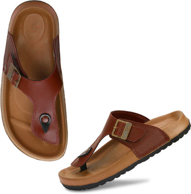 FLYNFIT Men Sandals(Brown , 6)
