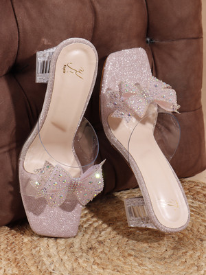 Kajmi Women Heels(Pink , 7)