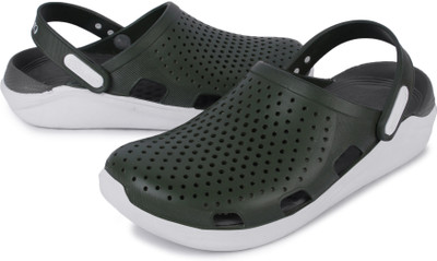 CLOYSBUR Men Sandals(Yellow, Olive , 7)