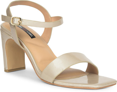 Bata Women Heels(Yellow , 8)