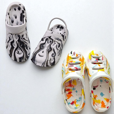 Monrav Men Clogs(Off White, Multicolor , 10)
