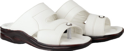 HIKBI Men Sandals(White , 9)