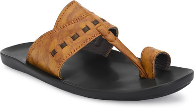 Azzaro Black Men Sandals(Tan , 9)
