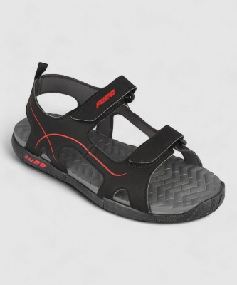 Furo Men Sandals(Black , 8)