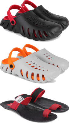 Pennen Men Clogs(Red , 7)