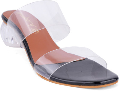Dressberry Women Heels(Black , 5)