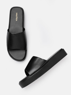 NAUTICA Women Heels(Black , 4)