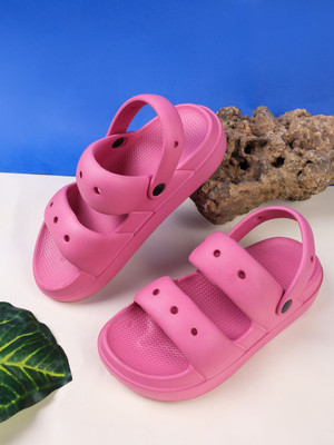 ZIERA Women Clogs(Pink , 8)