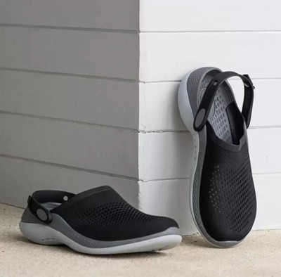 Happy Feet Men Sandals(Black , 11)