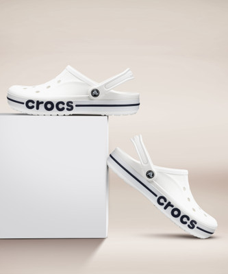 CROCS Men Clogs(White , 8)