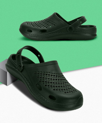 Paragon A1K10918G Clogs For Men | Water Resistant | Ultra Soft | Durable , Lightweight Men Sandals(Green , 10)