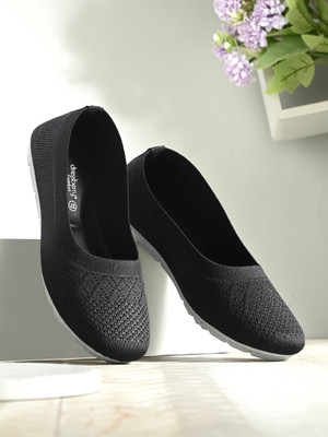 Dressberry Women Flats(Black , 8)