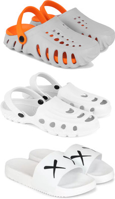 DRACKFOOT Men Clogs(White , 8)