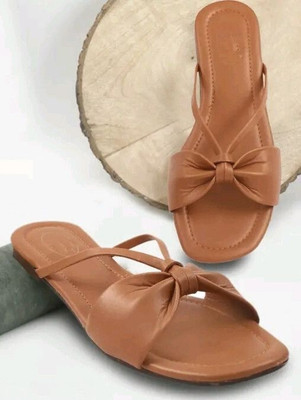 PZ MIR Women Flats(Brown , 5)