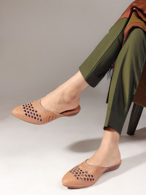 SHOKIYA Women Flats(Beige , 3)