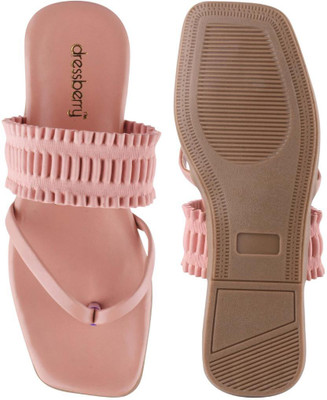 Dressberry Women Flats(Beige , 4)