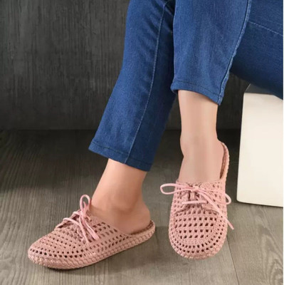 Monoction latest disigin juti Women Flats(Pink , 7)