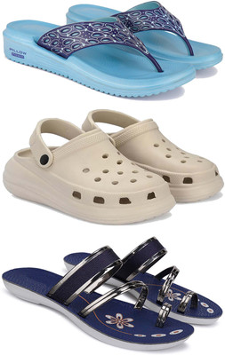 DRACKFOOT Women Flats(Blue , 8)