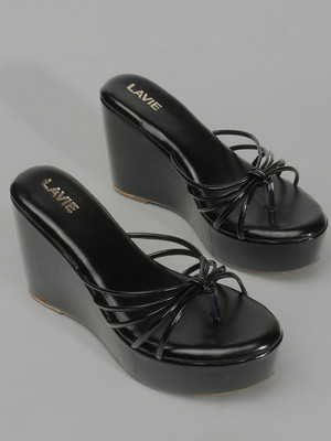LAVIE Women Heels(Black , 3)