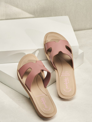 PUNTOBLU Girls Slip-on Flats(Pink , 11-12Y)