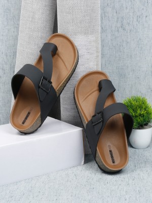 kosher Men Sandals(Black , 11)